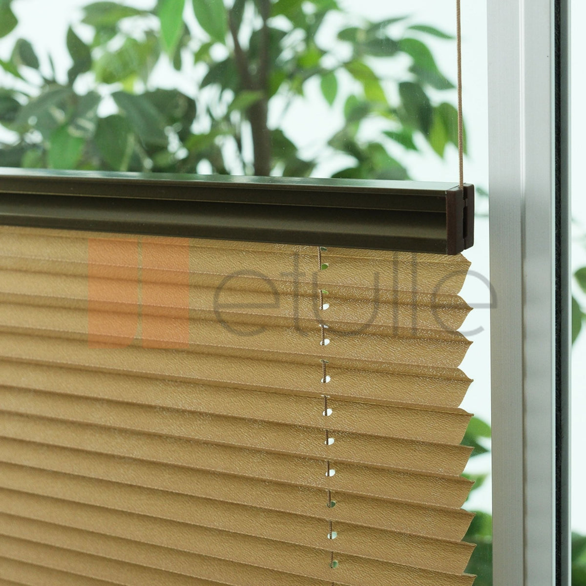 16MM Kahve Mani̇sa Plise Perde