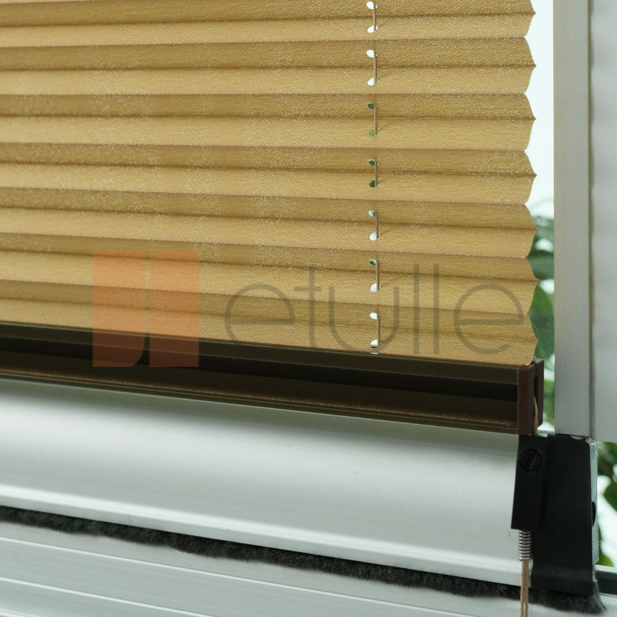 16MM Kahve Mani̇sa Plise Perde