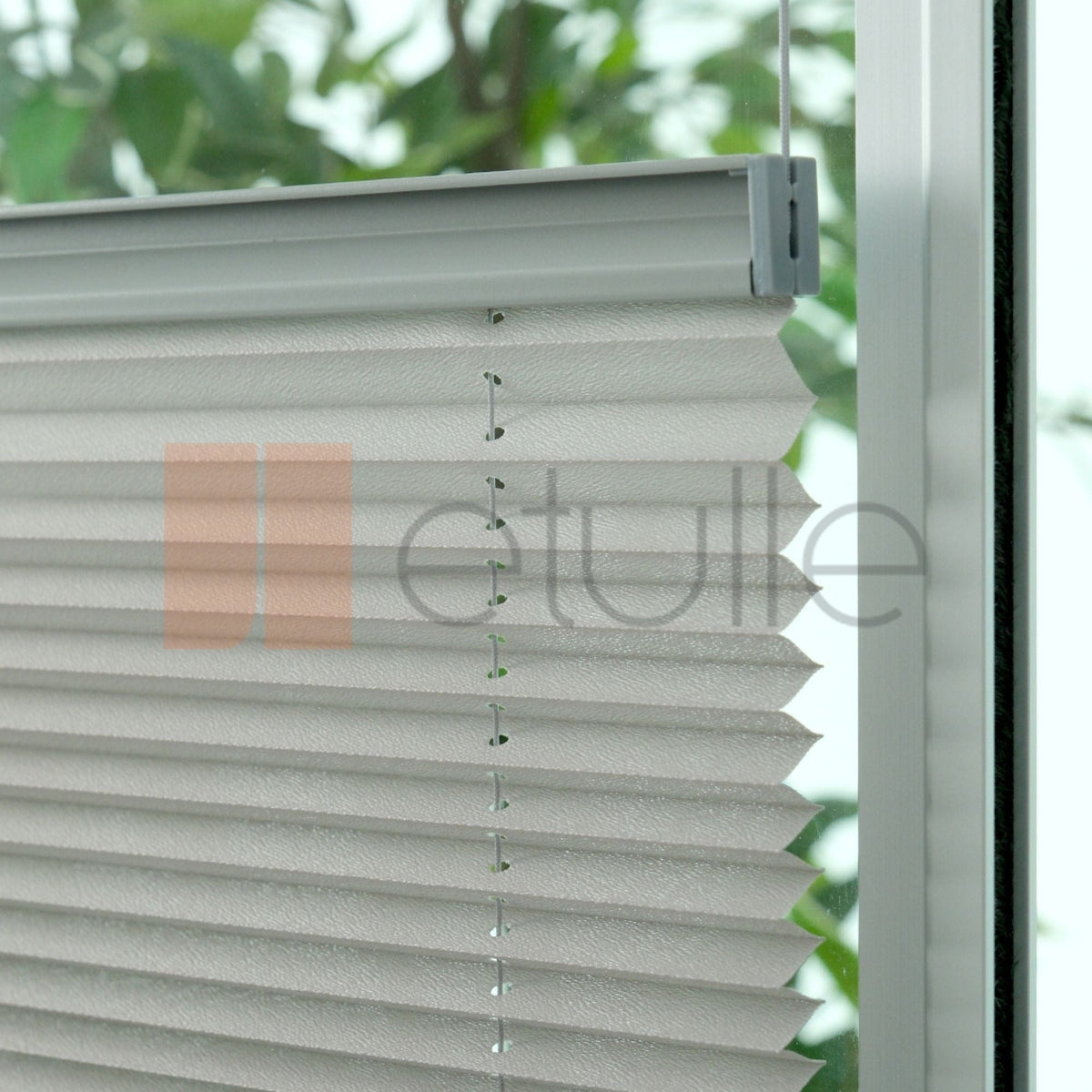 Outlet 16MM Gri Manisa Plise Perde Hazır Ölçü 50x150