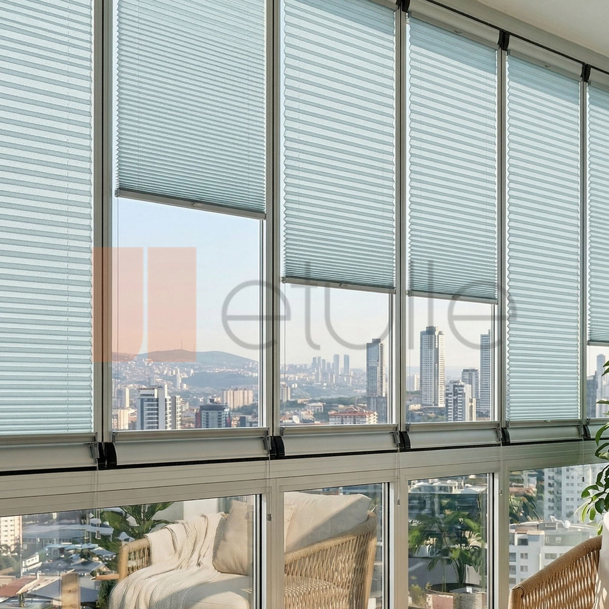 16MM Koyu Gri̇ Mani̇sa Plise Perde