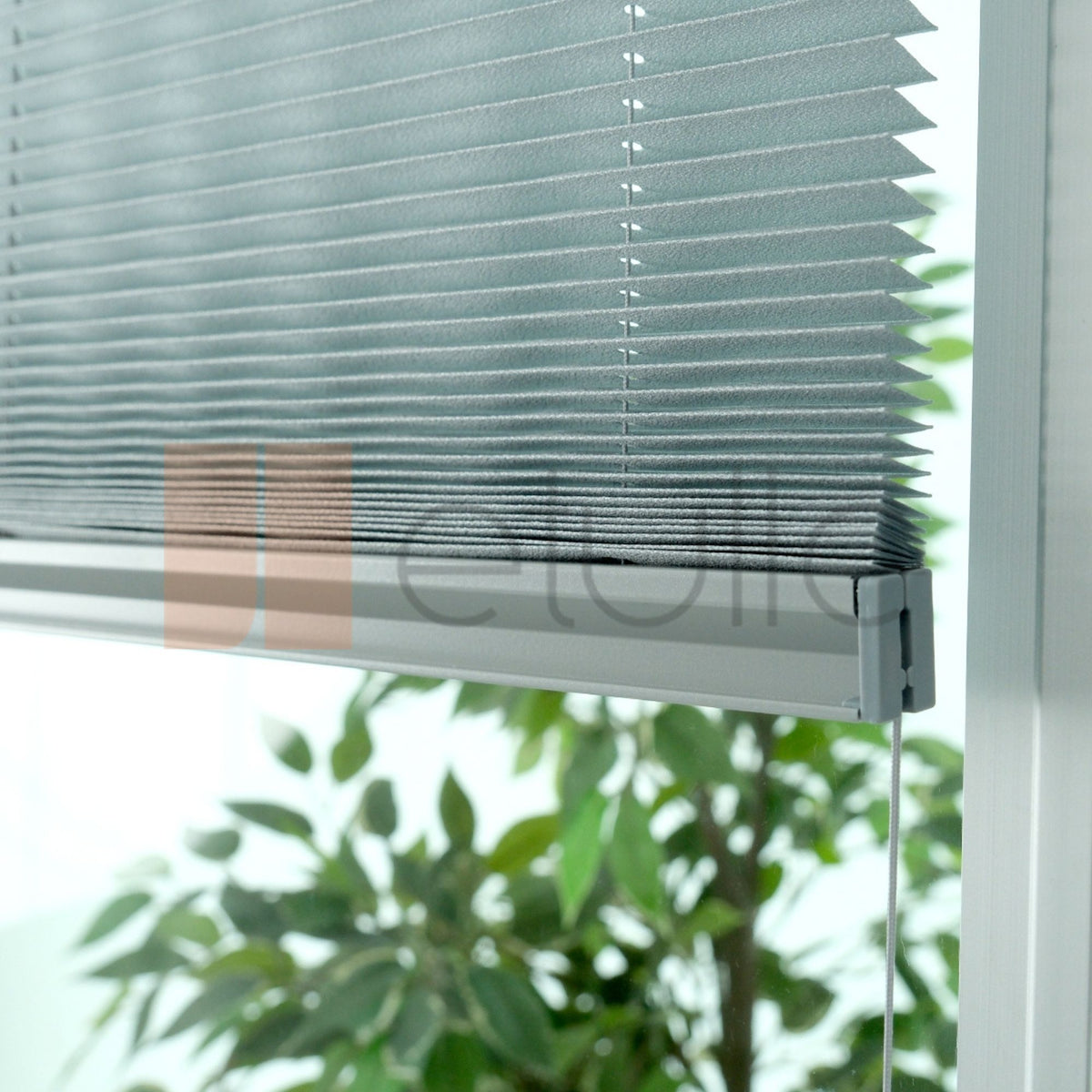 16MM Koyu Gri̇ Mani̇sa Plise Perde