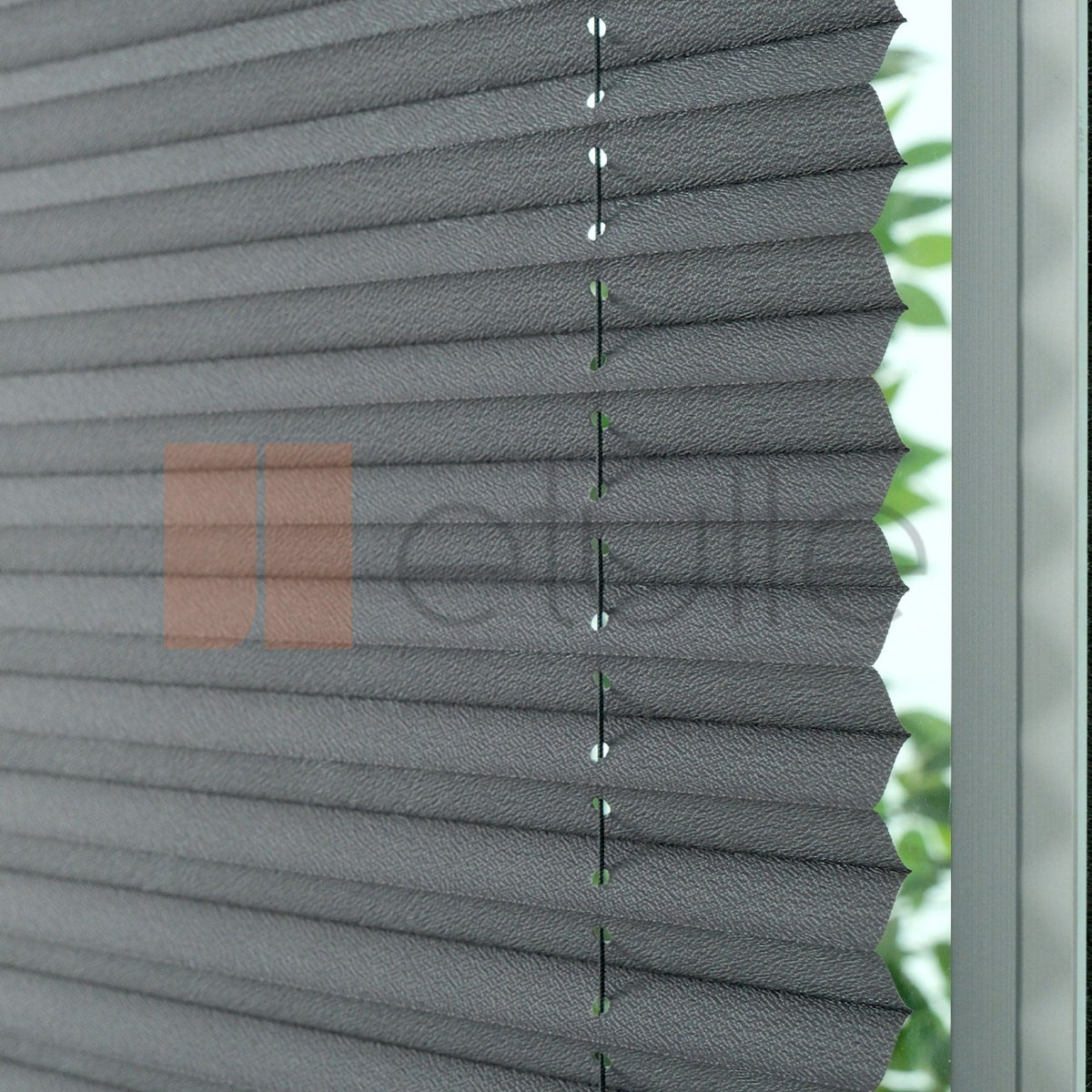 16MM Antrasi̇t Mani̇sa Plise Perde