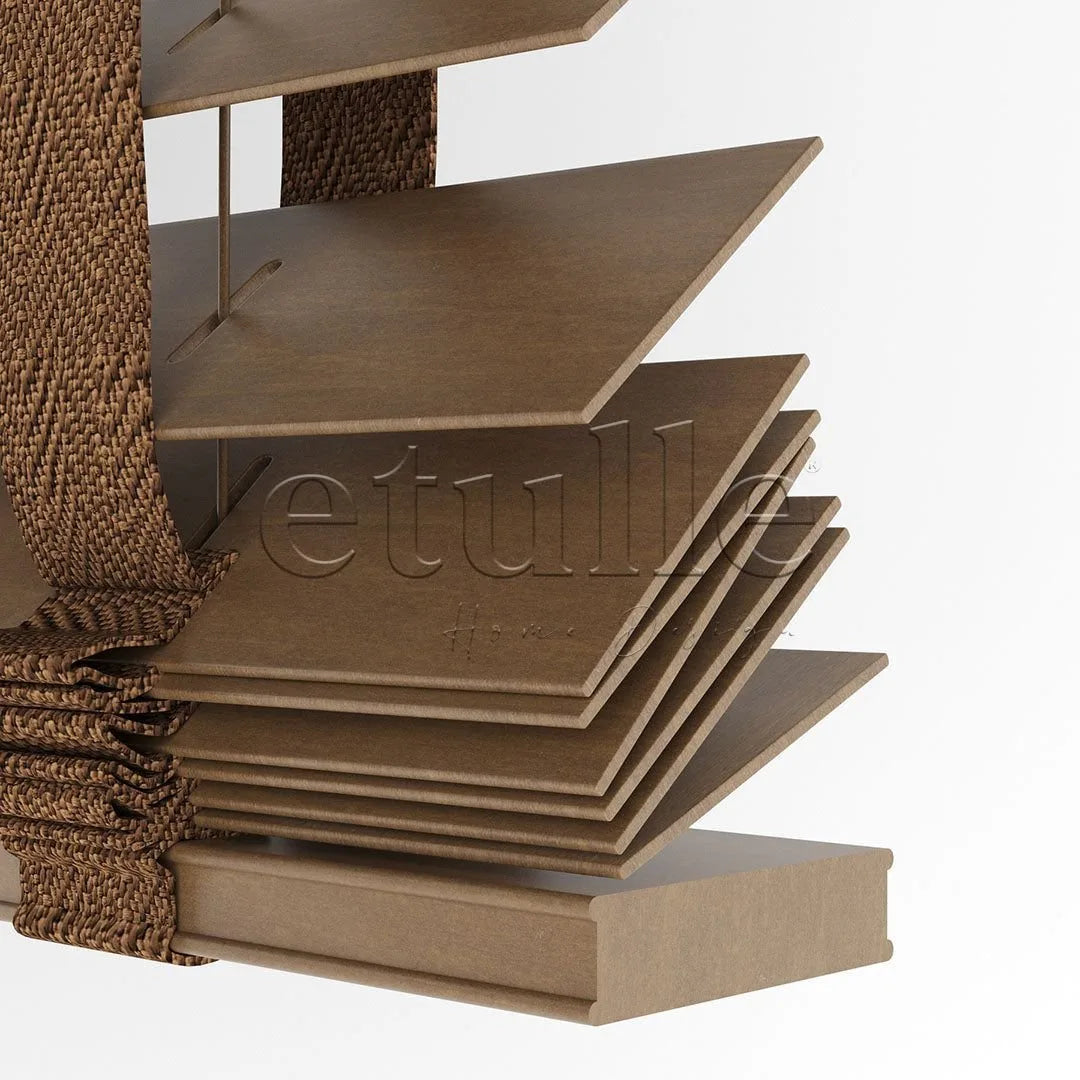 63 MM BASSWOOD Makarone Ahşap Jaluzi