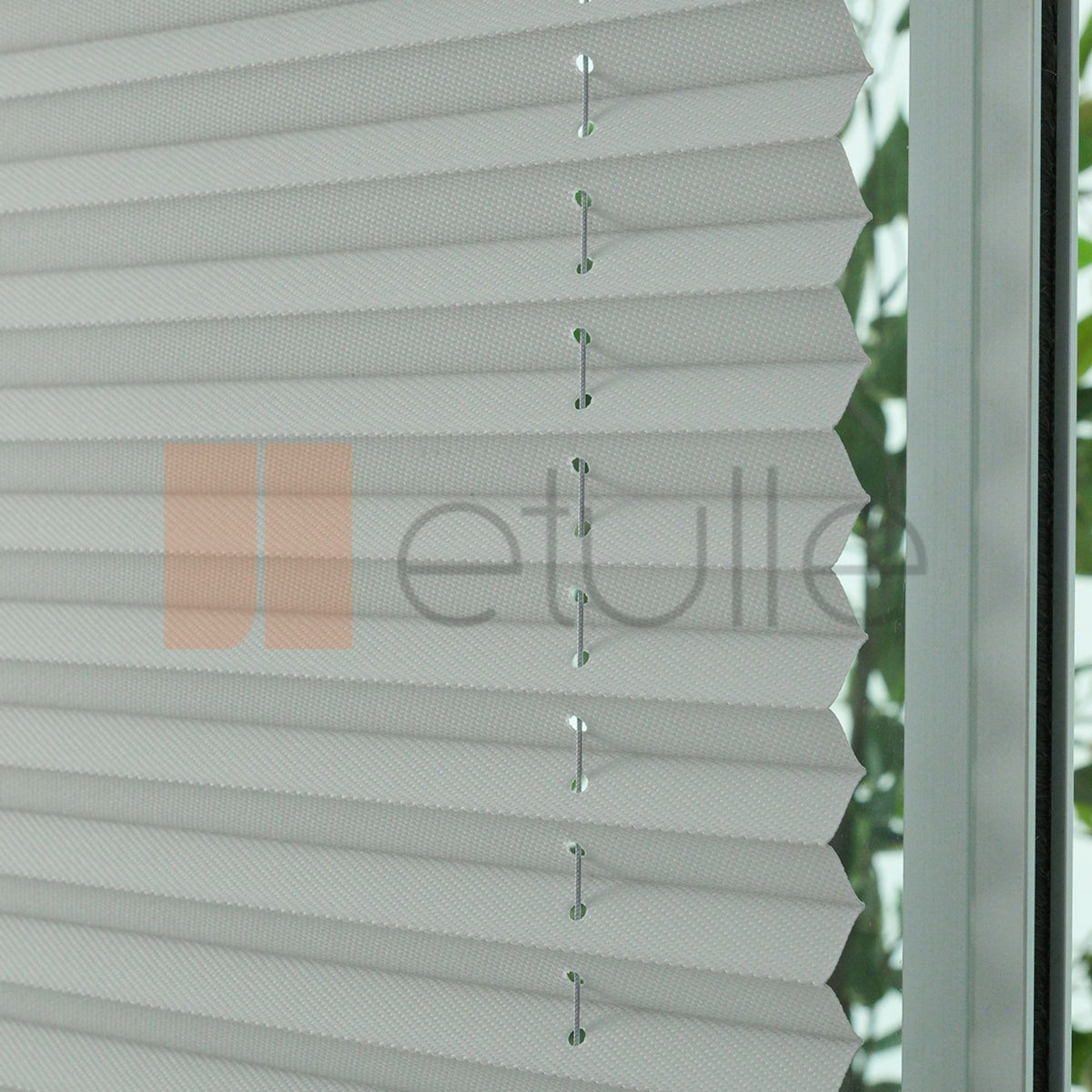 16MM Açık Gri̇ Dimout Plise Perde