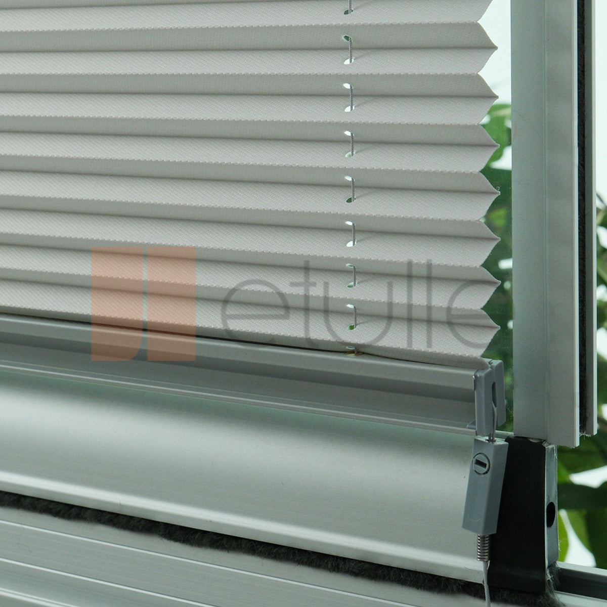 16MM Açık Gri̇ Dimout Plise Perde