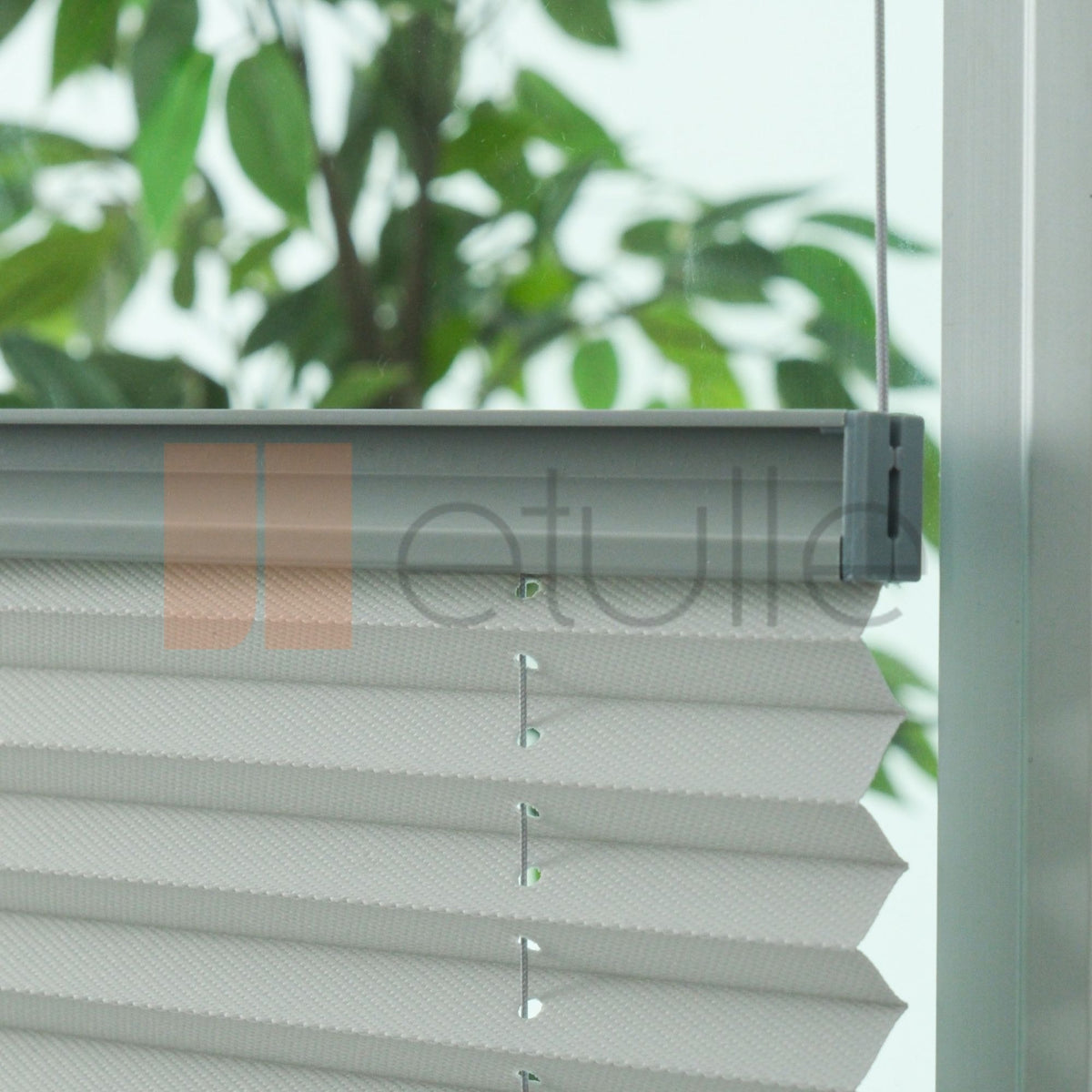 16MM Açık Gri̇ Dimout Plise Perde