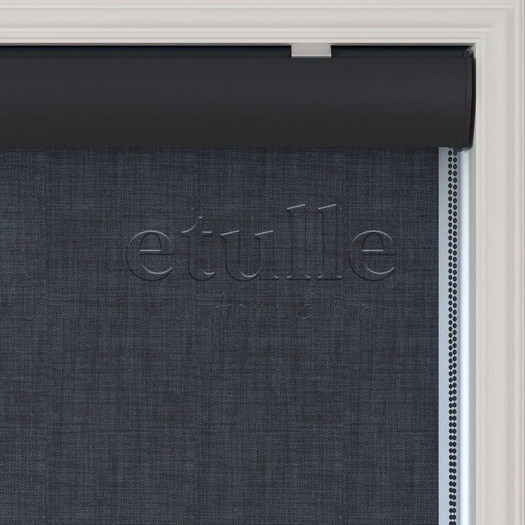 Antrasit Blackout Keten Stor Perde | Fiorella