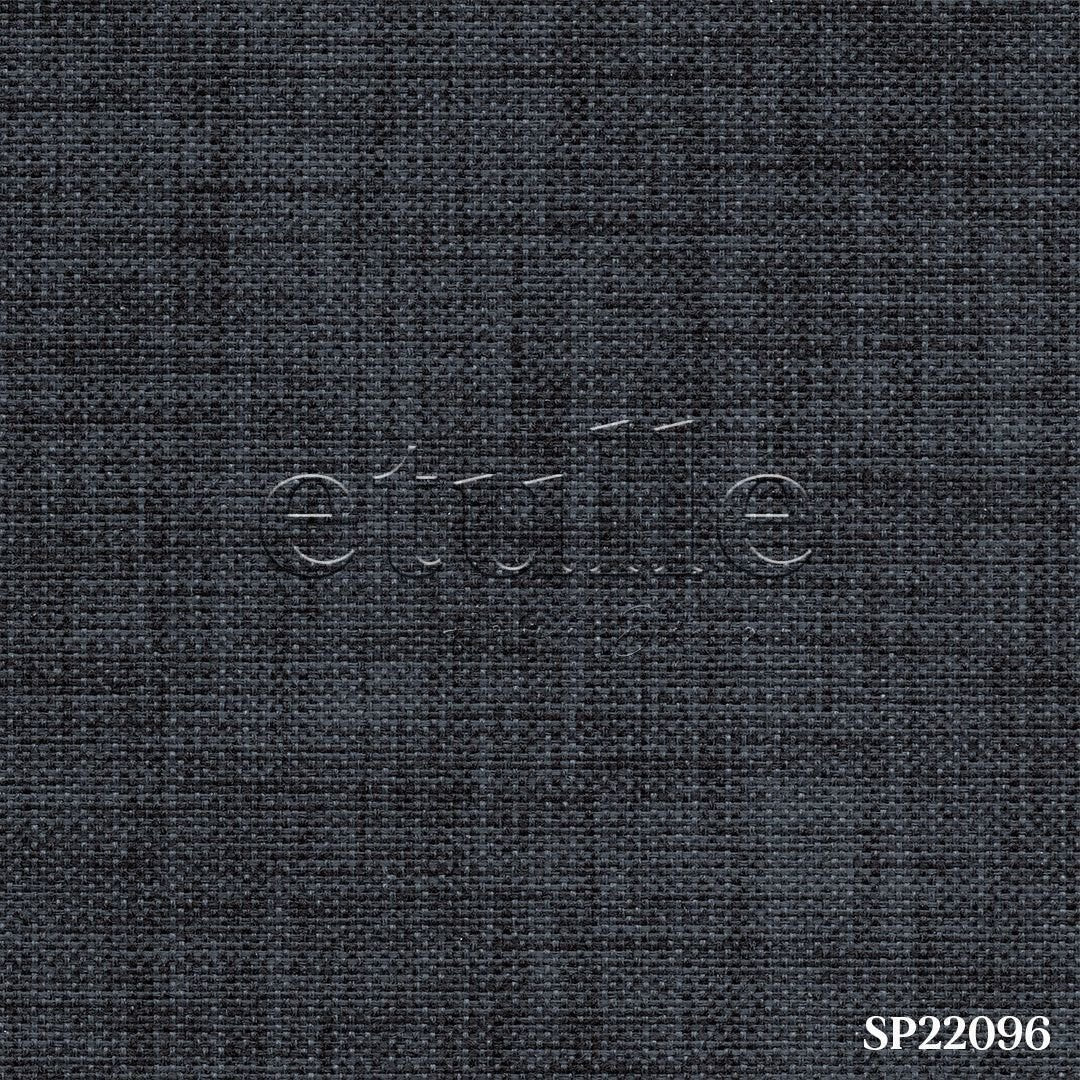 Anthracite Blackout Linen Roller Blinds | fiorella