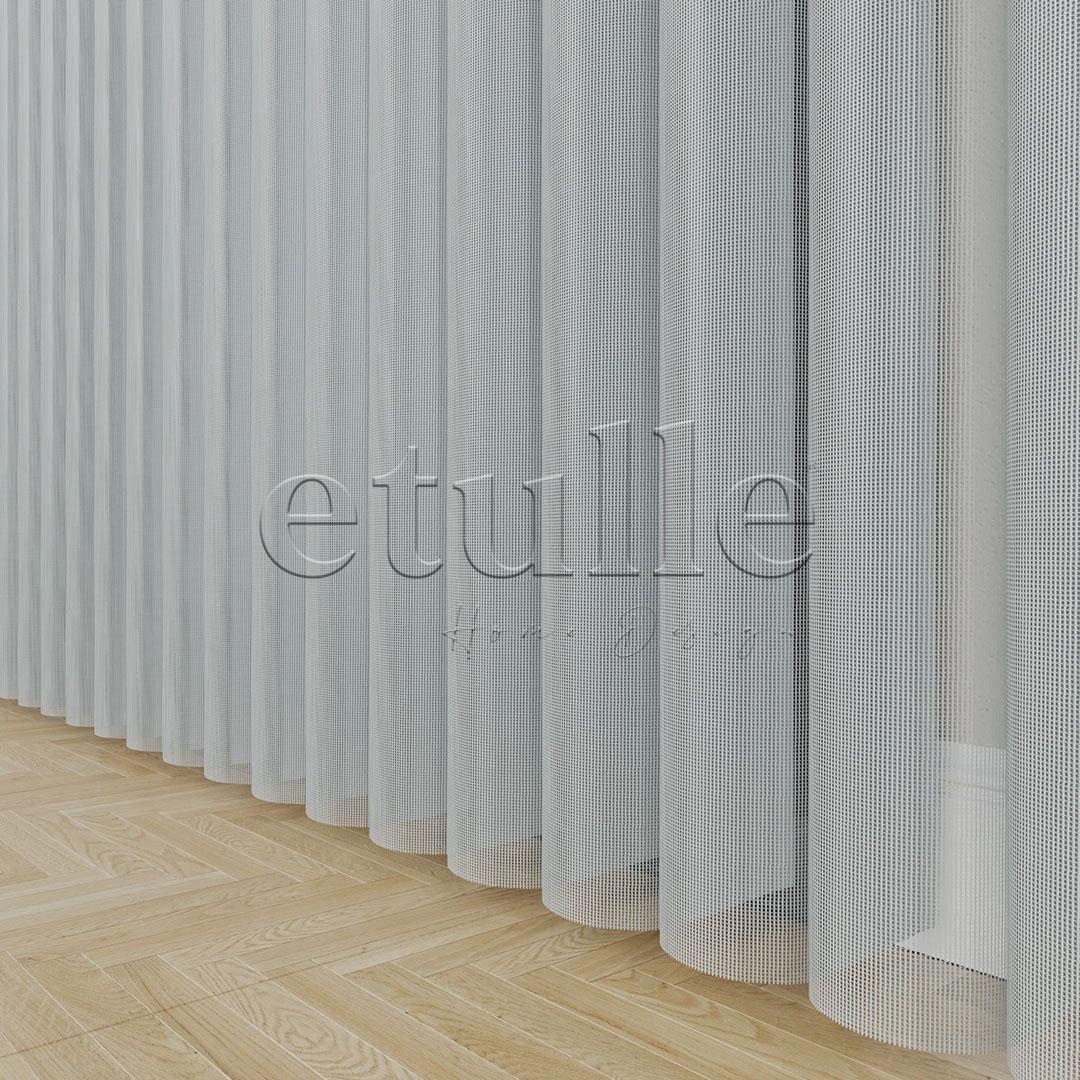 Bellavista - Rustic Vertical Tulle Curtain