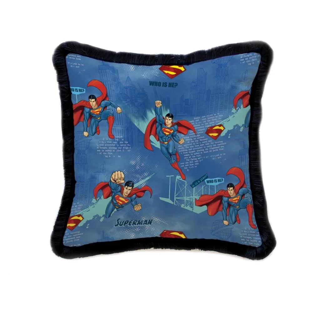 Blue Superman Yastık