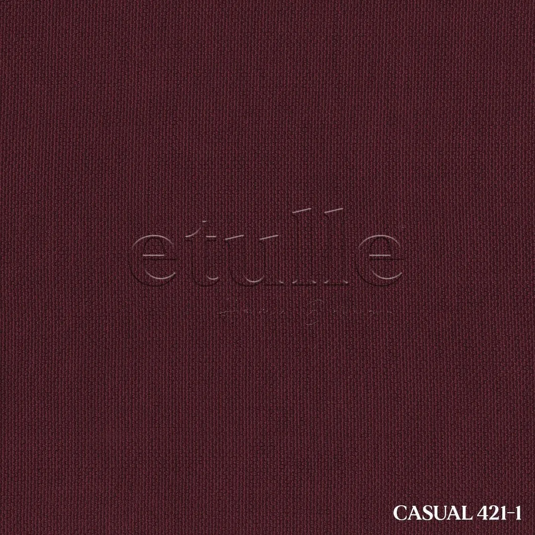 Bordo Naturel Keten Fon Perde | Casual