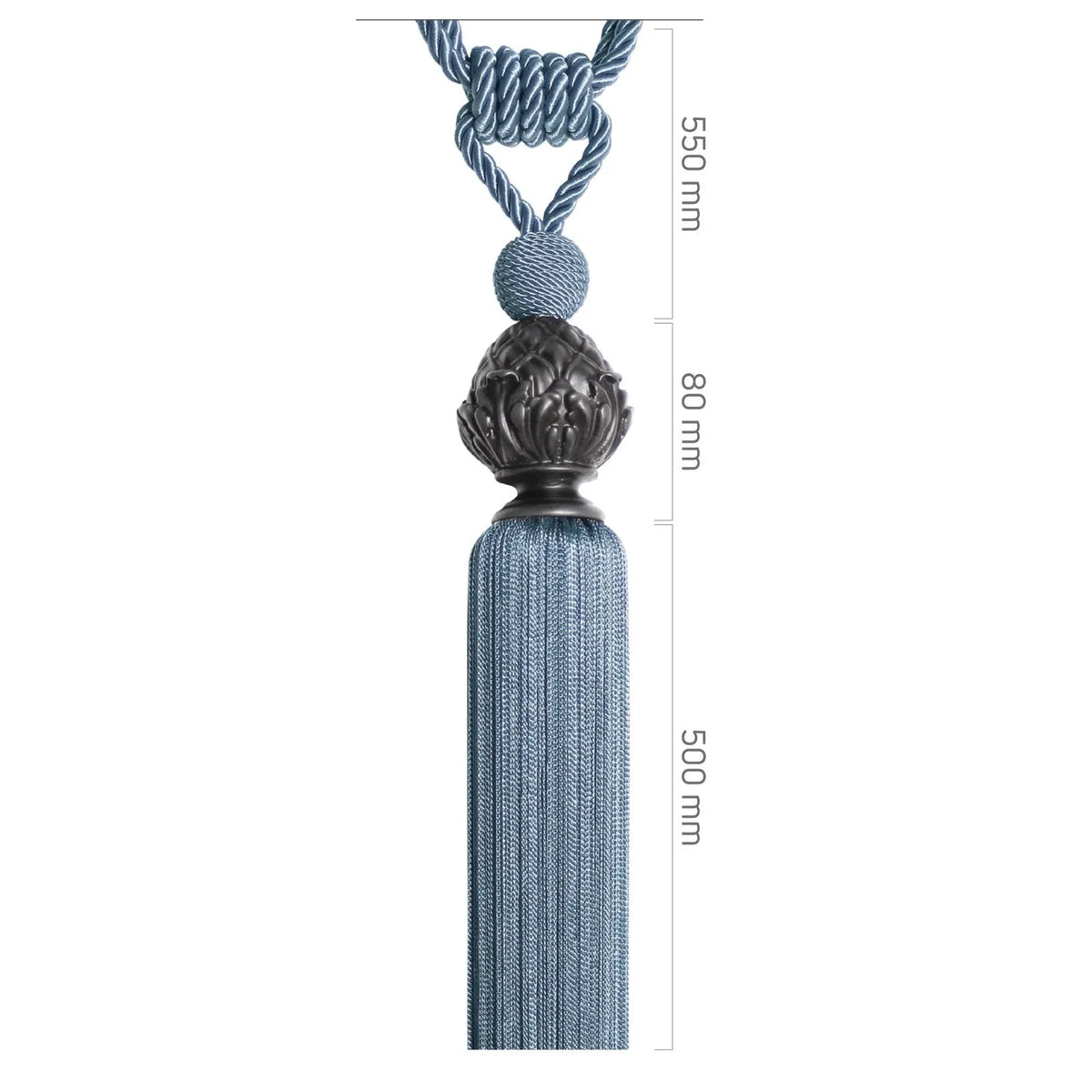 Braçol - Antrasit Siyah Metal - Flora
