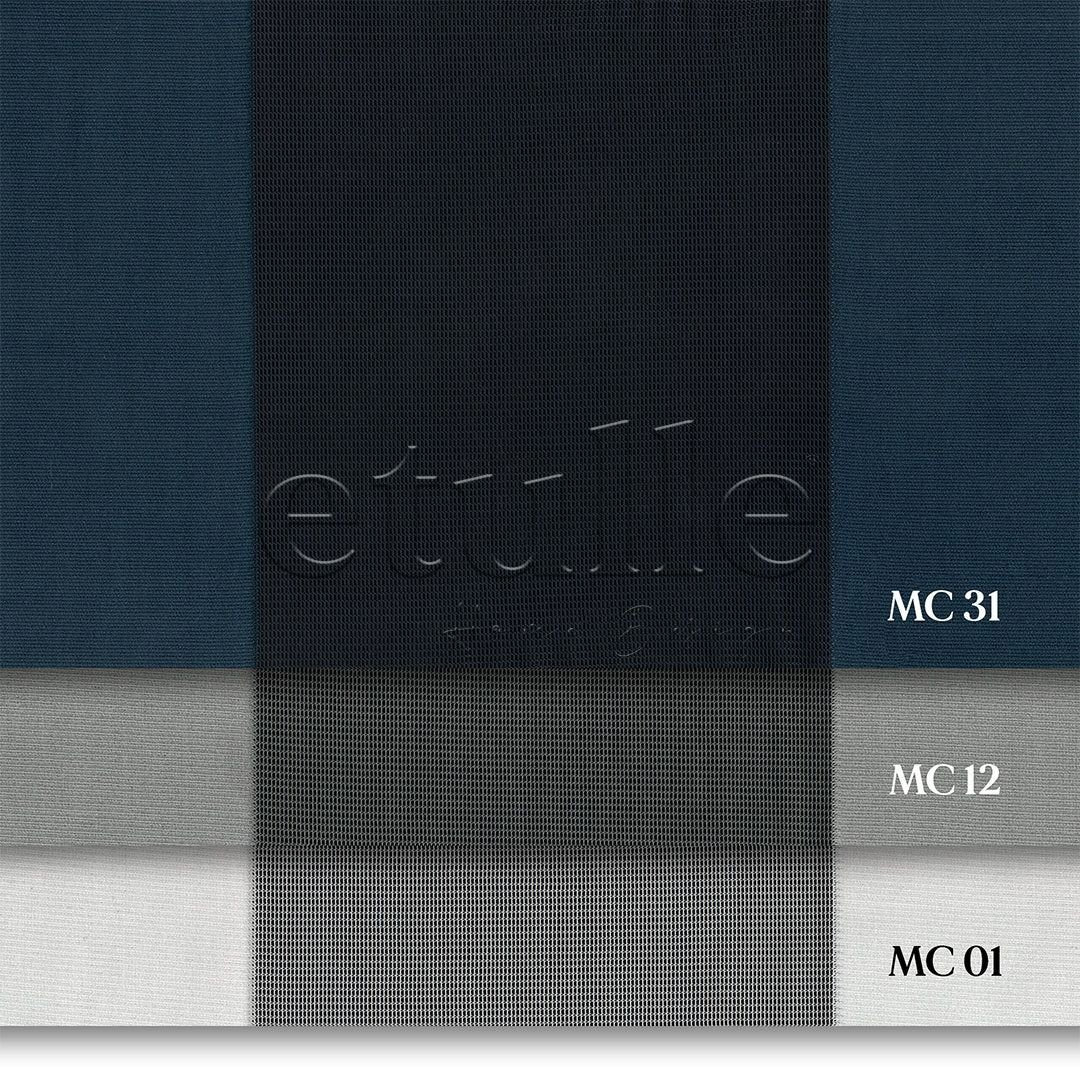 Calozzo - Narrow Vertical Tulle Curtain