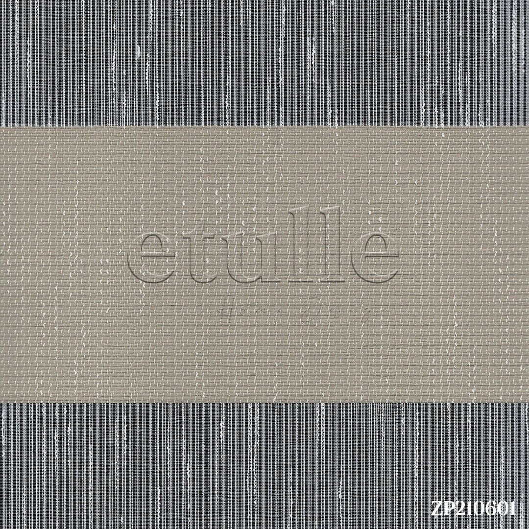 Beige Plain Zebra Curtain | Cayenne