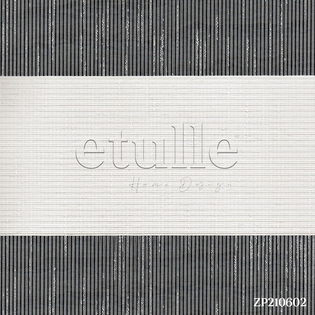 Ecru Plain Zebra Curtain | Cayenne
