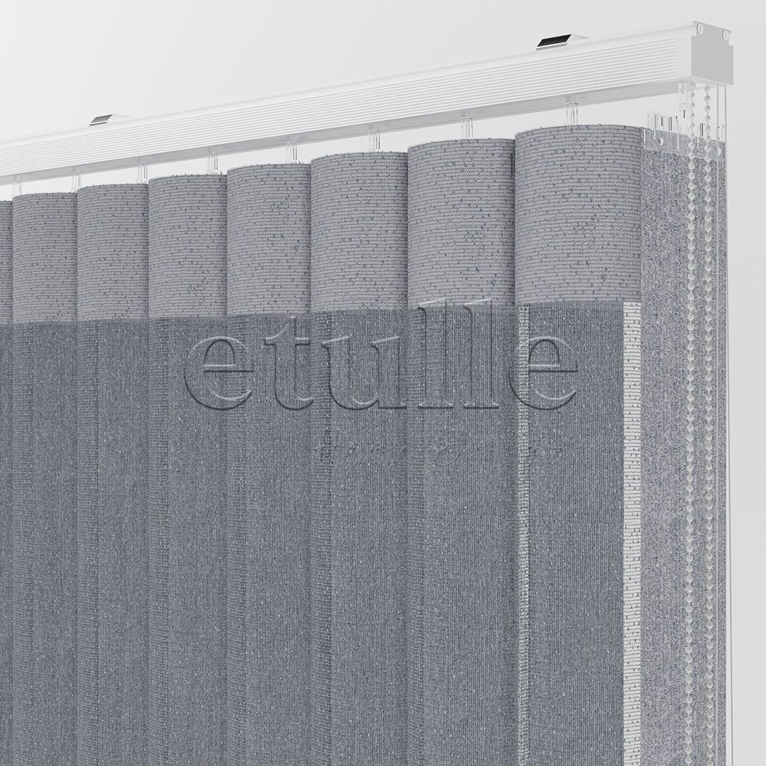Comet - Cationic Vertical Tulle Curtain