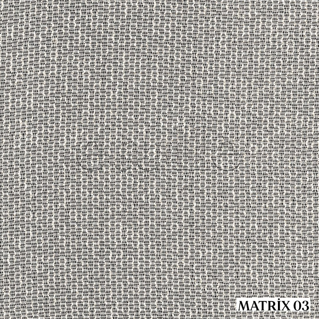 Ecru Textured Plain Tulle Curtain | Matrix