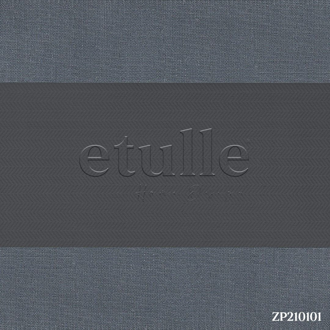 Anthracite Blackout Zebra Curtain | ennio