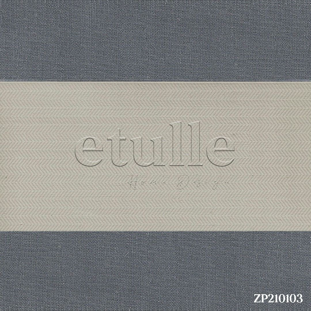 Cream Blackout Zebra Curtain | ennio