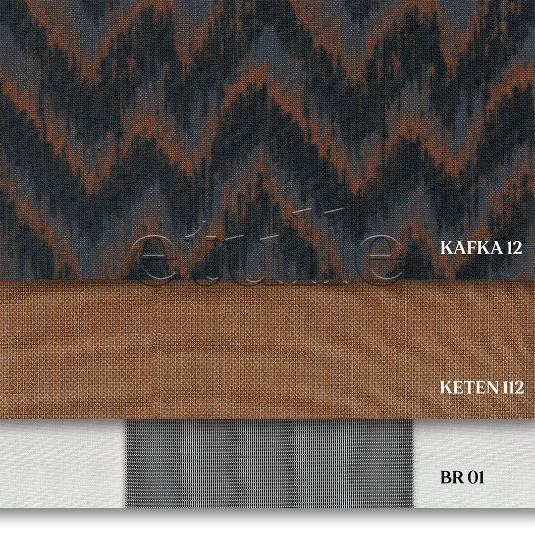 Fancy Kafka - Printed Vertical Tulle Curtain