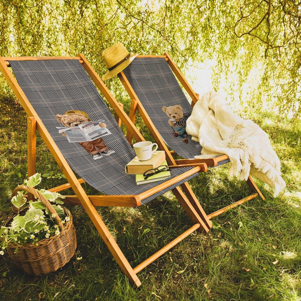Journalist Teddy Folding Deckchair - SZL16