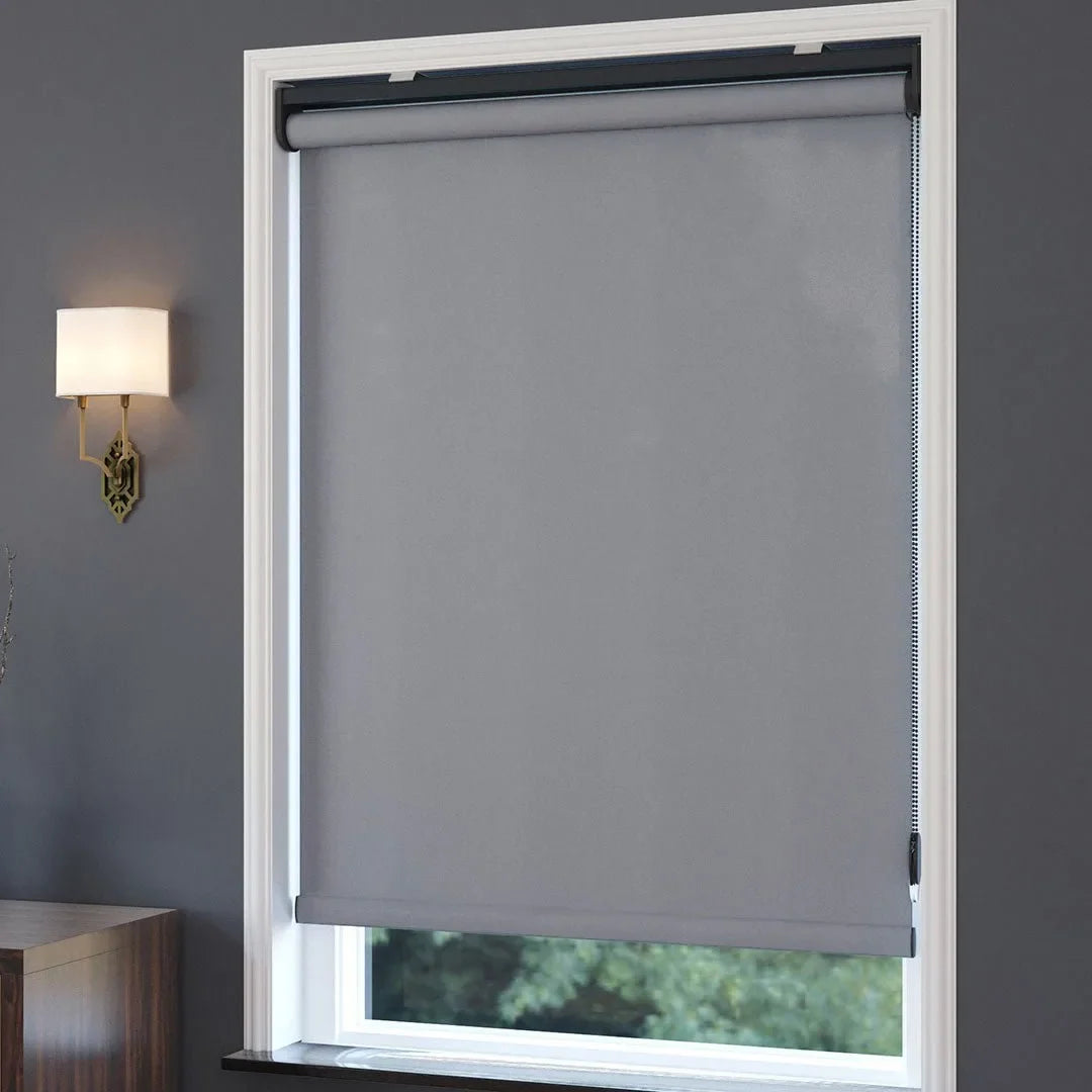 Outlet Gri Mat Stor Perde | Luca Hazır Ölçü 180x160
