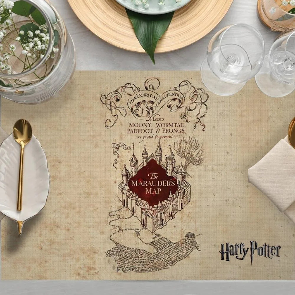 HP Marauders Map Kumaş Amerikan Servis 4'lü Set 35X50CM