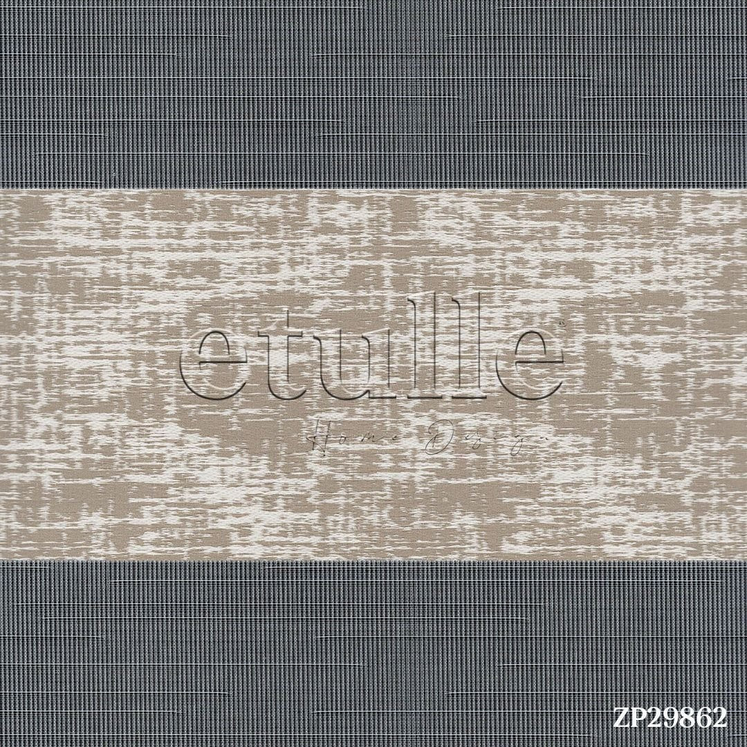 Zebra Curtain with Mink Pattern | Kensal