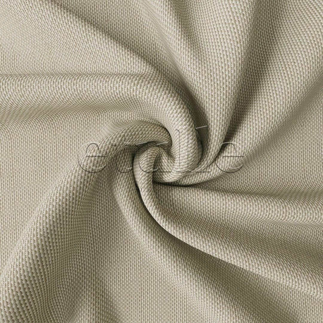 Cream Woven Linen Blackout Drape | Bonita