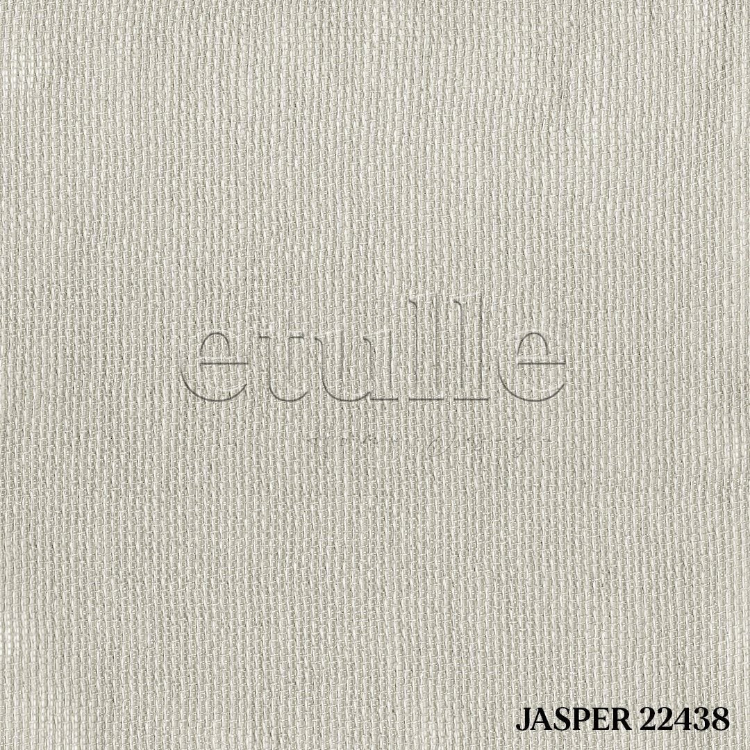 Cream Glossy Plain Textured Tulle Curtain | Jasper