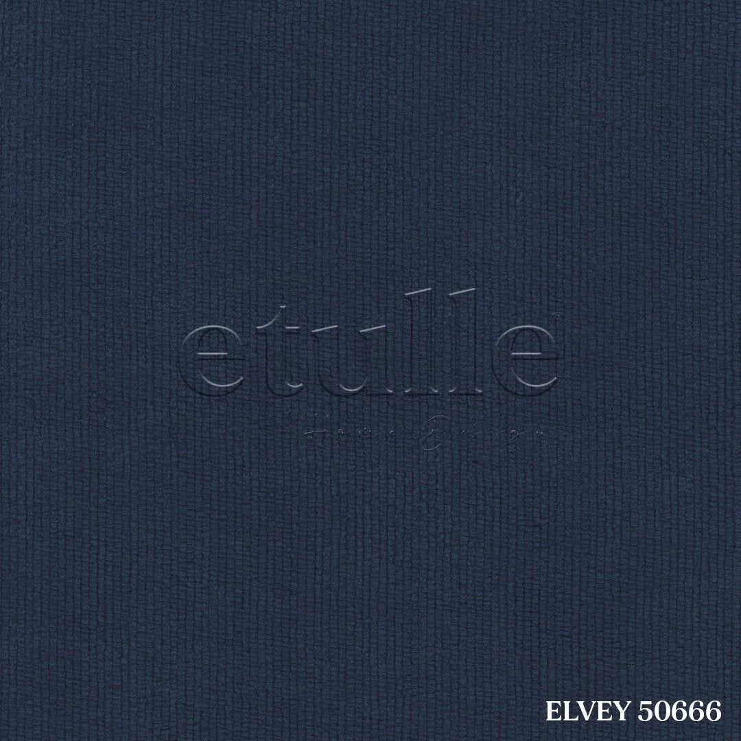 Lacivert Mat Fitilli Kadife Fon Perde | Elvey