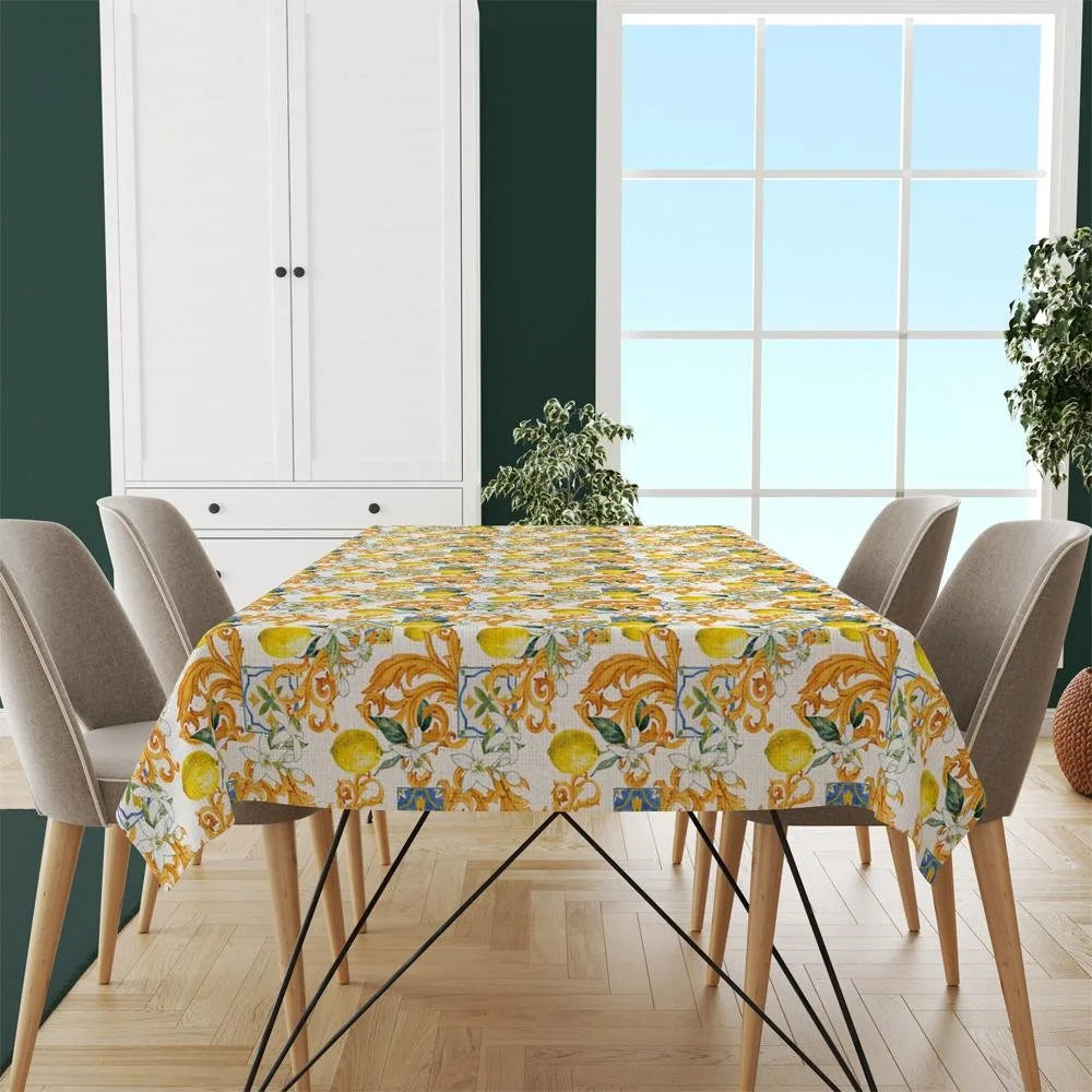Limon Tasarımlı Masa Örtüsü 160x220CM