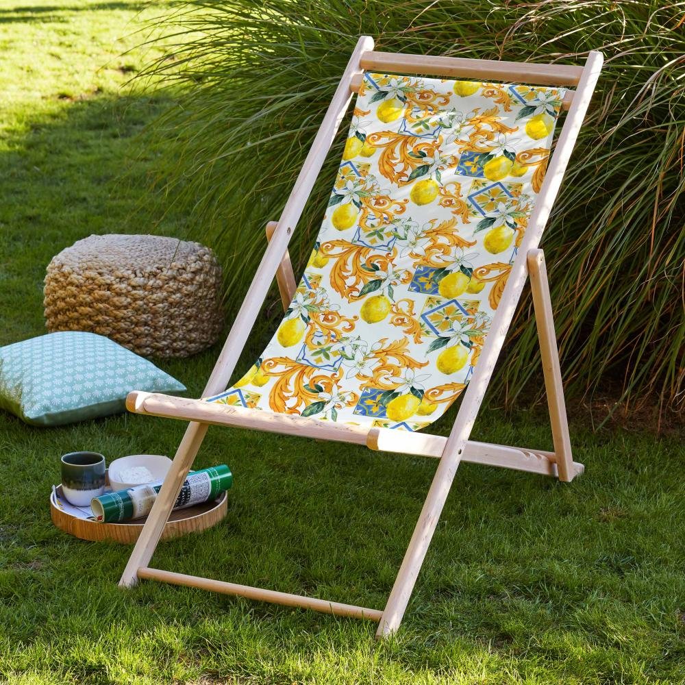 Lemon Foldable Sun Lounger - SZL14