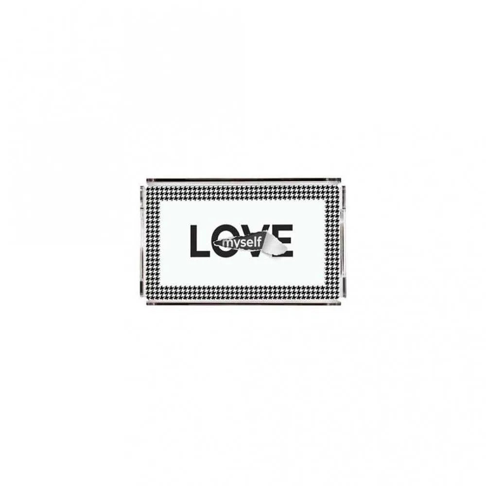 Love Myself Pleksi Tepsi -PT2146 -40x24cm