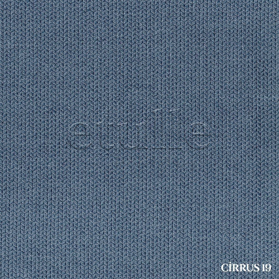 Blue Modern Herringbone Pattern Drapery | Cirrus