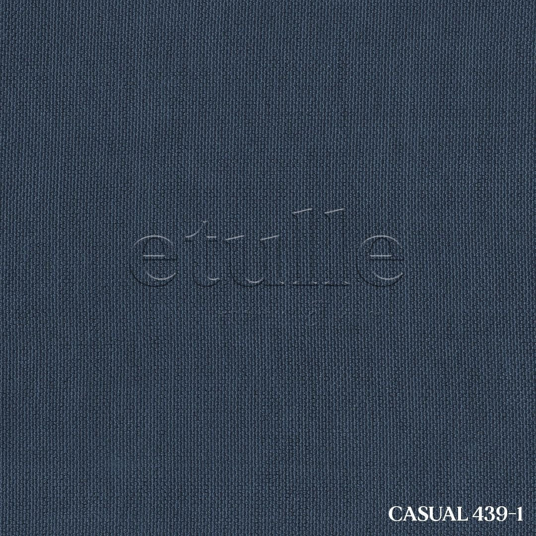 Blue Natural Linen Drape | Casual