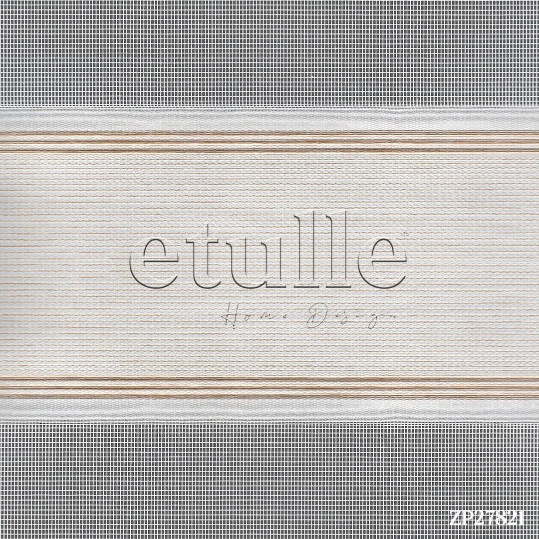 Ekru Pliseli Zebra Perde | Morricone