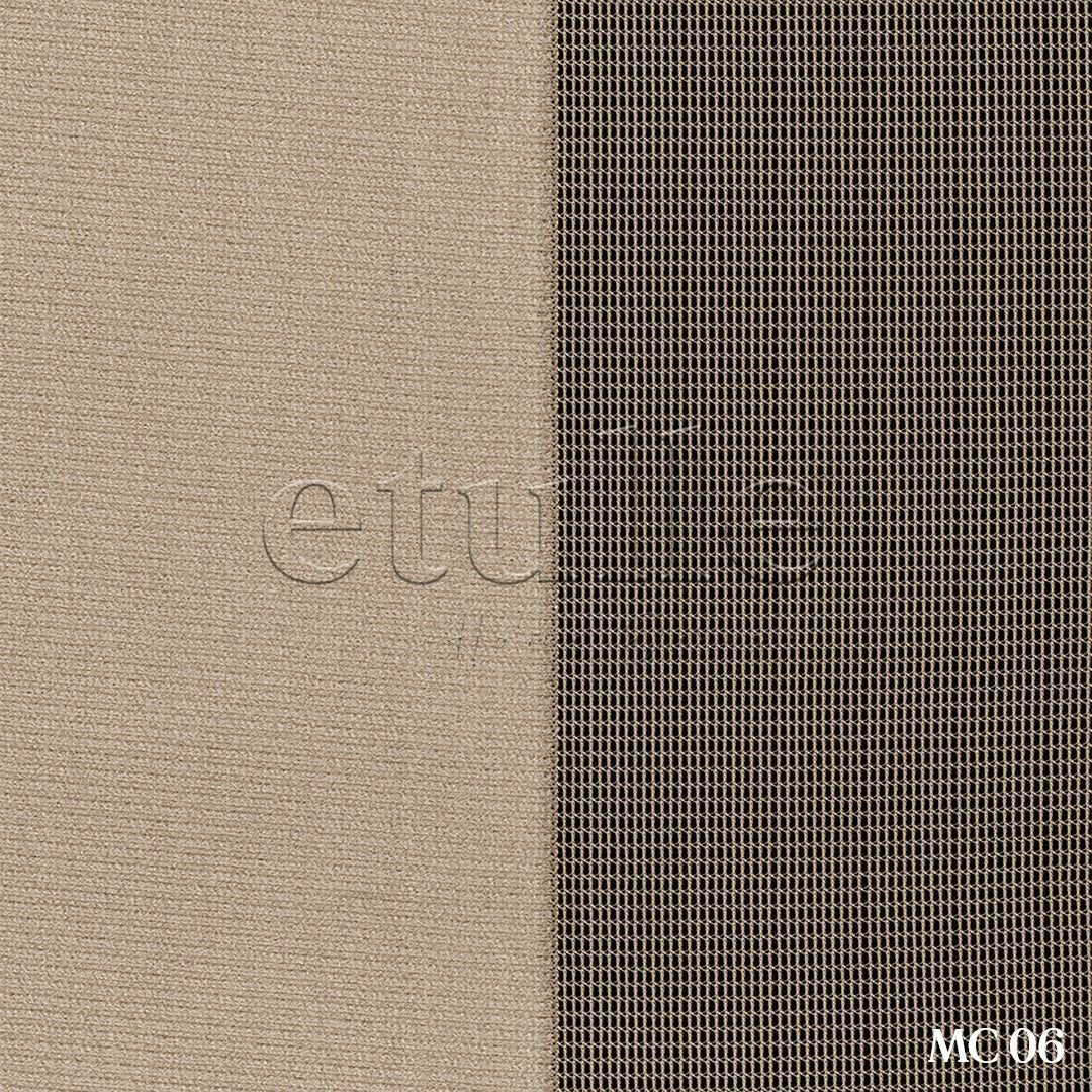 Nude - Narrow Vertical Tulle Curtain