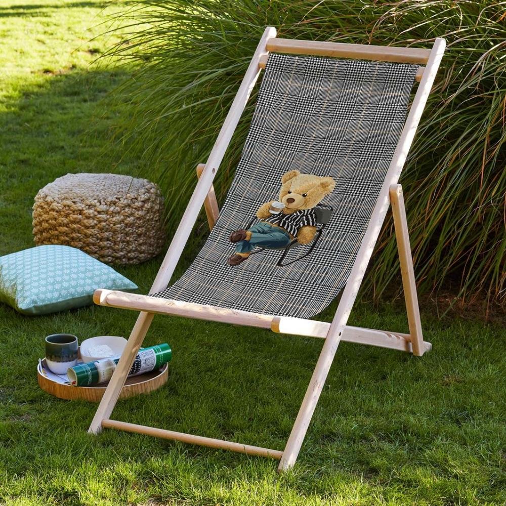 Picniker Teddy Folding Sunlounger - SZL17