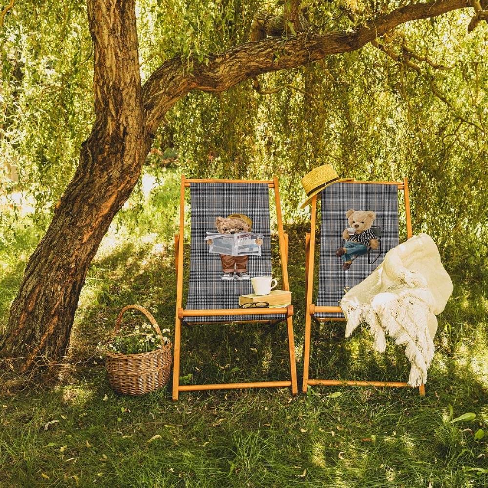 Picniker Teddy Folding Sunlounger - SZL17