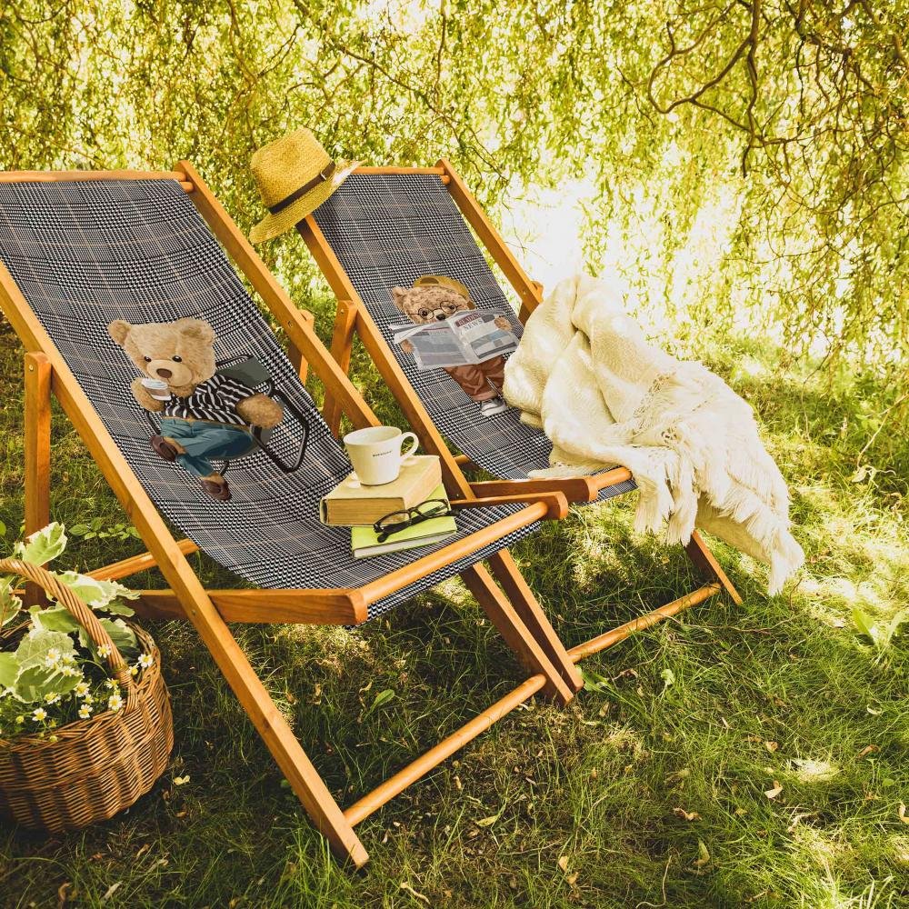 Picniker Teddy Folding Sunlounger - SZL17