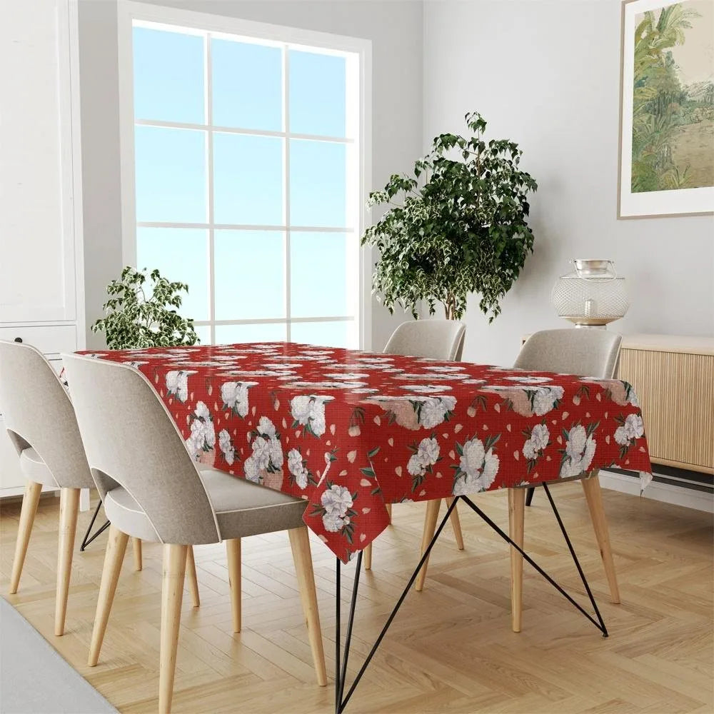 Red Rose Masa Örtüsü 160x220cm