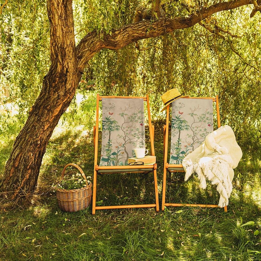 Colorful Floral Design Sun Lounger - SZL305