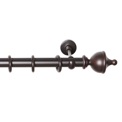 Rustik Perde Borusu 30 mm - Venge - Rengi - Imperium