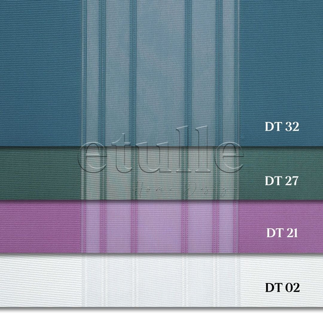 Sarah - Striped Vertical Tulle Curtain