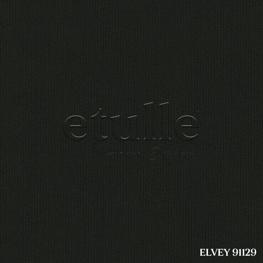Siyah Mat Fitilli Kadife Fon Perde | Elvey