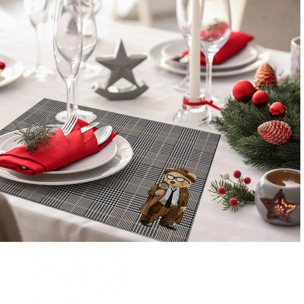 Teddies Kumaş Amerikan Servis 4'lü Set 35X50CM