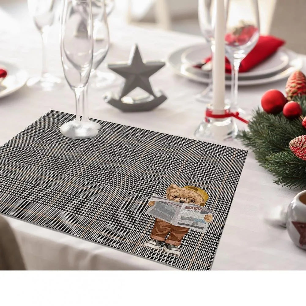 Teddies Kumaş Amerikan Servis 4'lü Set 35X50CM