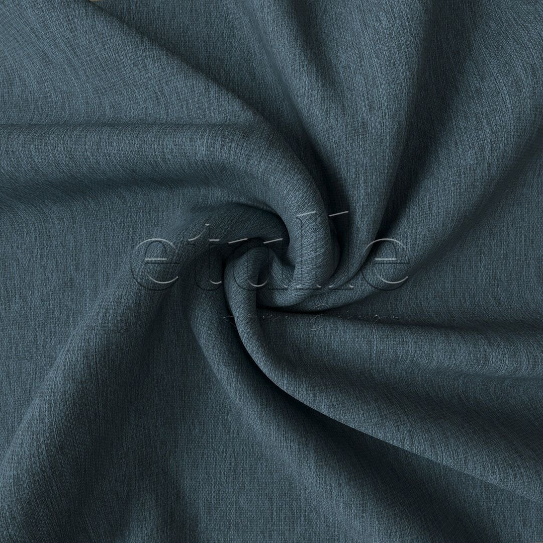 Turquoise Natural Flecked Linen Drape | Casual
