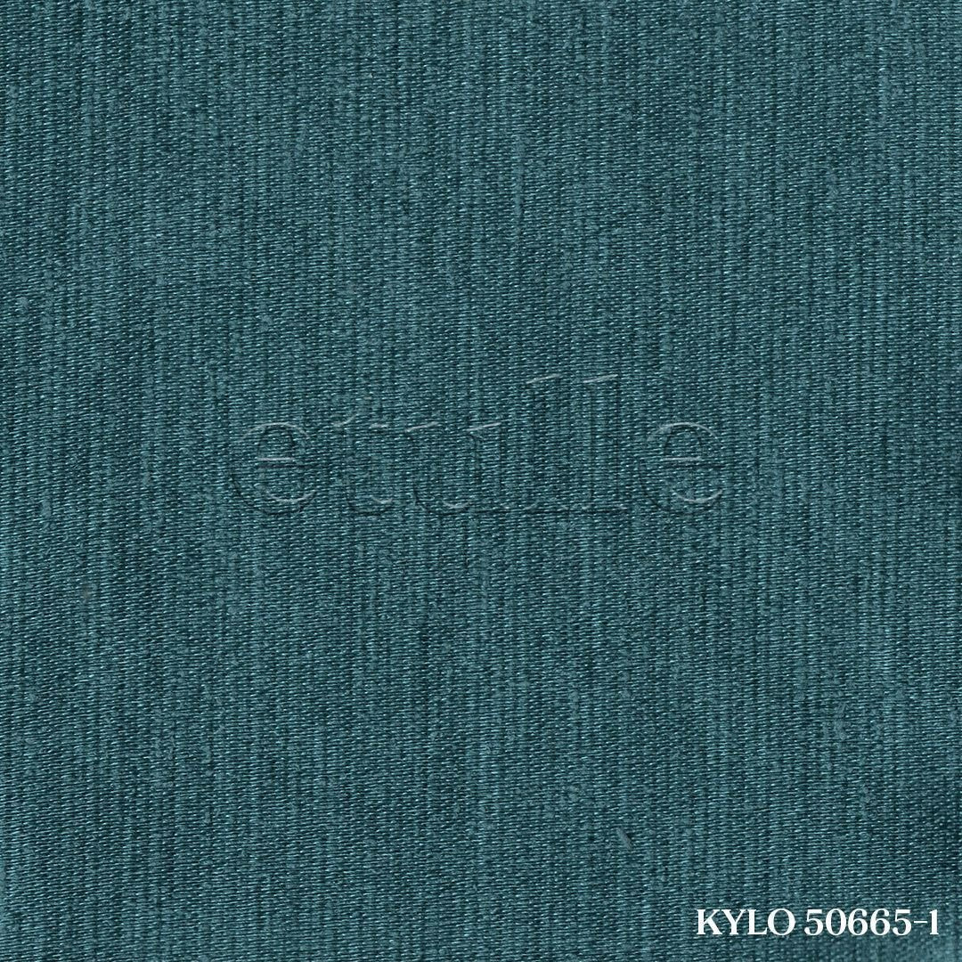 Turquoise Bright Corduroy Curtain | Kylo